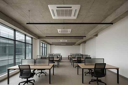 آیا فن‌کوئل برای فضاهای با سقف بلند مناسب است؟