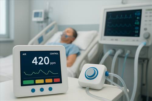 اهمیت پایش CO₂ در کنترل هوای هواساز ICU