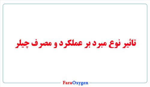 تاثیر نوع مبرد بر عملکرد و مصرف چیلر