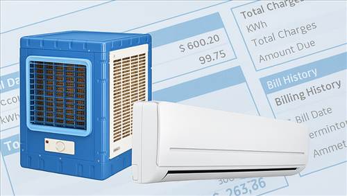 تفاوت مصرف کولر آبی و اسپلیت، بررسی قبض واقعی