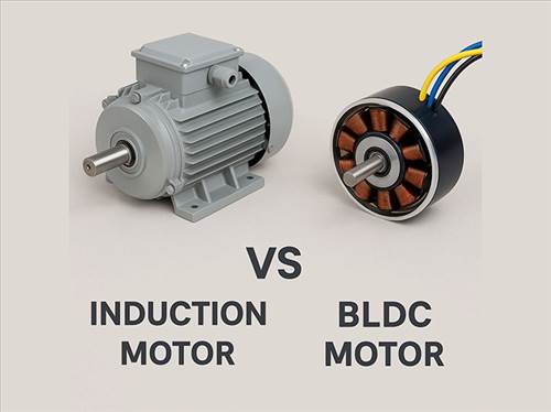 مقایسه الکتروموتورهای معمولی و الکتروموتور BLDC