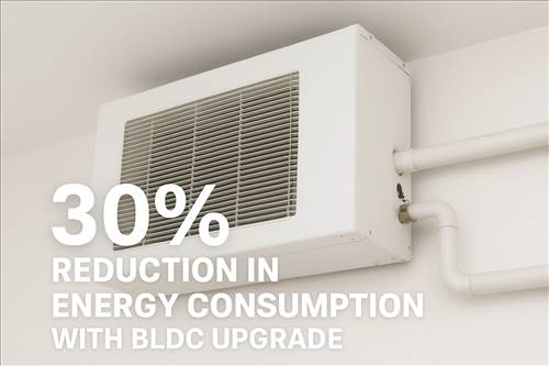 کاهش ۳۰٪ مصرف برق با ارتقای فن‌کویل به BLDC