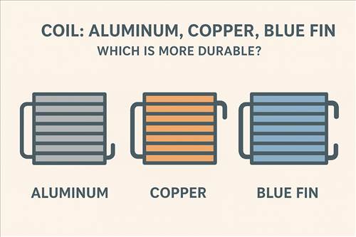 کدام کویل برای چیلر و هواساز بهتر است؟ آلومینیوم، مس یا Blue Fin