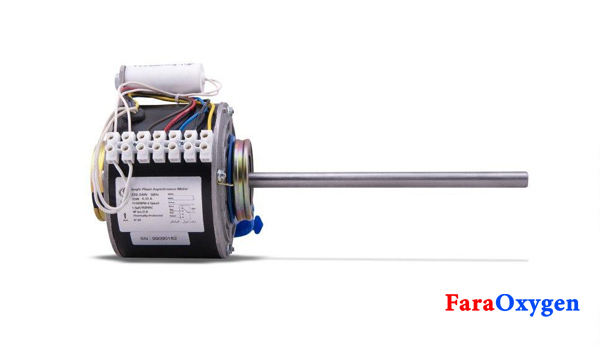 الکتروموتور فن کویل 25 وات تک شفت السا