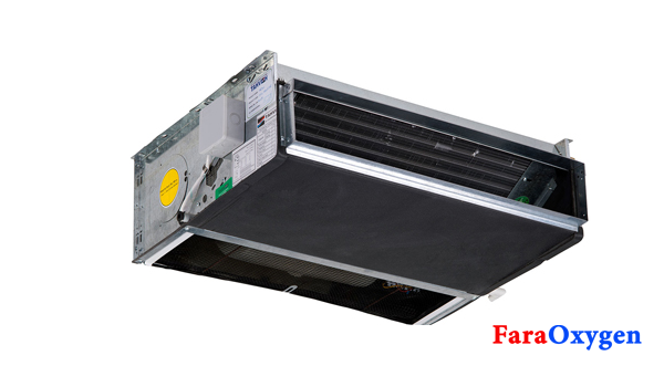 فن کویل سقفی توکار چپ HR-400 برند تهویه