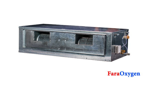 فن کویل کانالی باریک برگشت هوا از زیر چپ ARN-08 برند تهویه