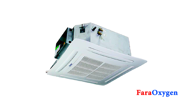 فن کویل دمپر ثابت دیفیوزر خطیCFA-1200 تهویه