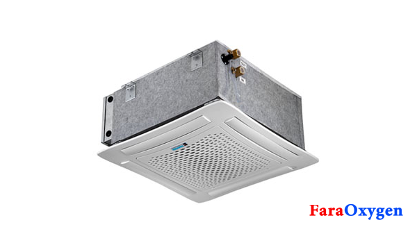 فن کویل کاستی چهارلوله با کنترل - دمپر ثابت دیفیوزر خطی CHA-600 تهویه