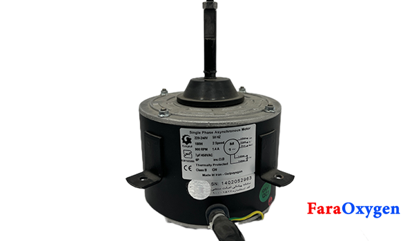 الکتروموتور کندانسوری 180 وات الکترومگا + الکتروموتور کندانسوری 180 وات الکترومگا