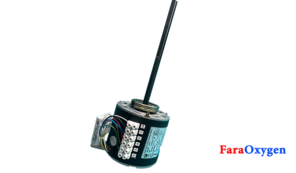الکتروموتور فن کویل 25 وات تک شفت الکترومگا + Electromega 25 Watt Fan Coil Electric Motor